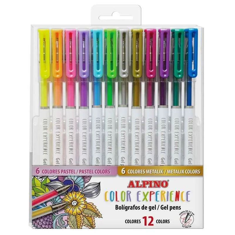 ALPINO Balenie 12 gélových pier Color Experience 1×1 set, gélové perá