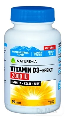 SWISS NATUREVIA VITAMIN D3-EFEKT 2000 I.U.