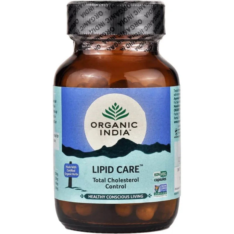 Organic India Lipid Care kapsuly 60 ks zdravá hladina cholesterolu