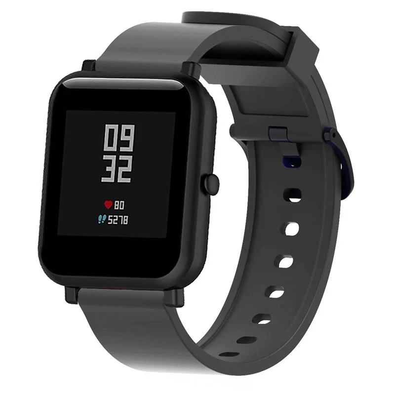 BStrap Silicone remienok na Xiaomi Amazfit GTS black