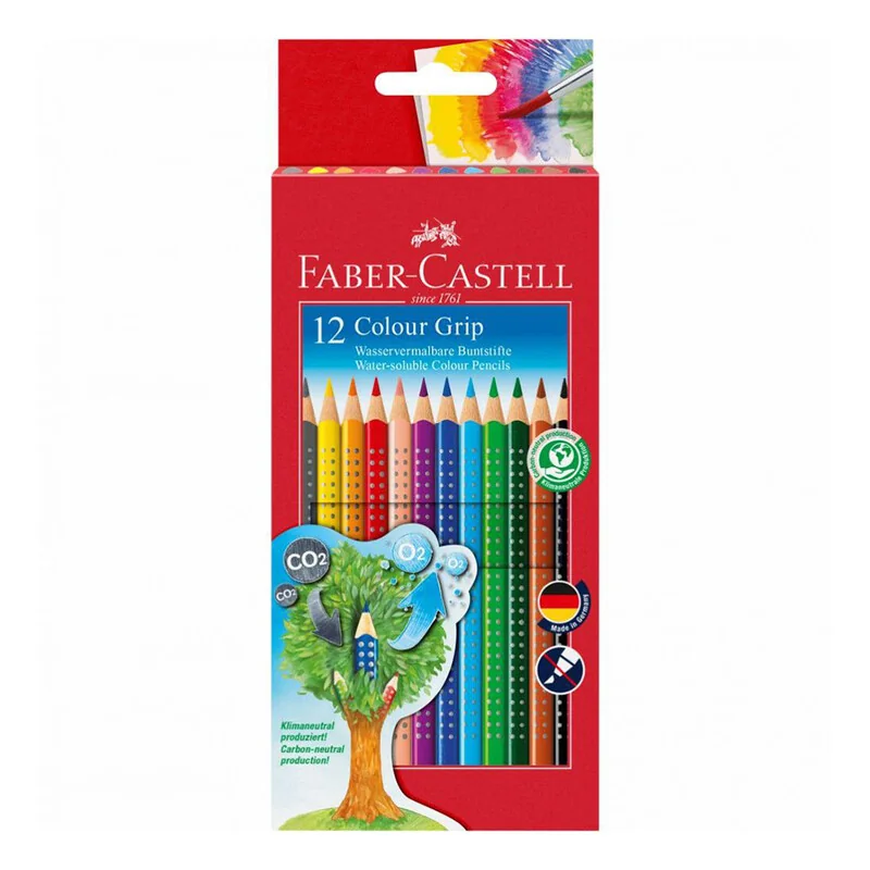 FABER CASTELL - Pastelky Grip 2001 set 12 farieb