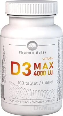 Pharma Activ Vitamin D3 MAX 4000 I.U.