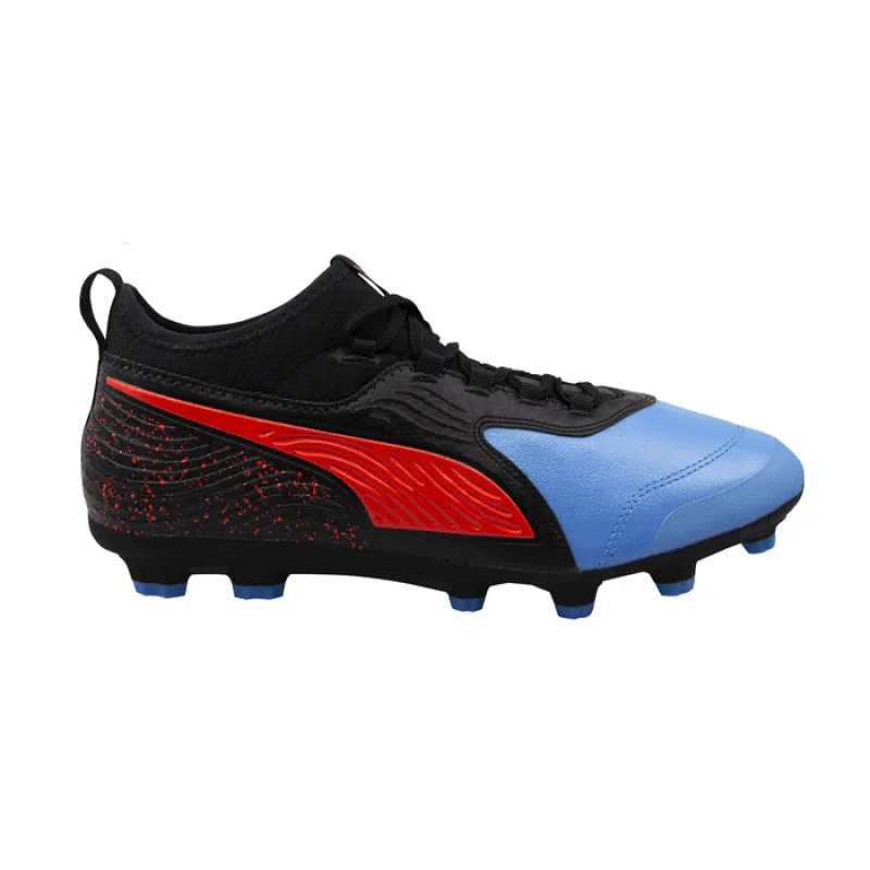 Puma ONE 19,3 HG Pánske futbalové kopačky, čierna/modrá, veľ. 42 