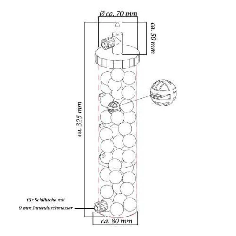 DUPLA CO2 Reactor S pre viac ako 400l akvárium 