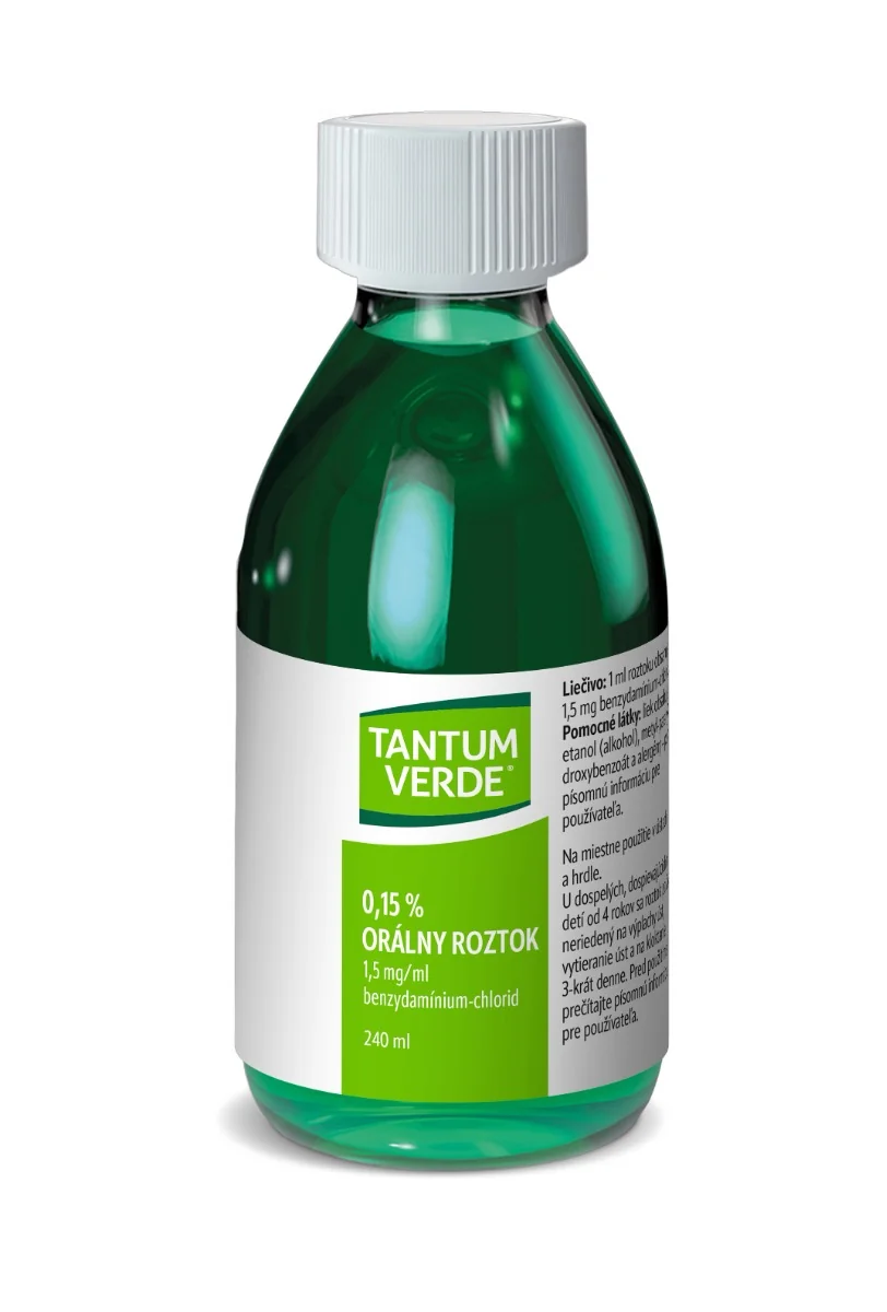 TANTUM VERDE 0,15 % 1×240 ml, liek