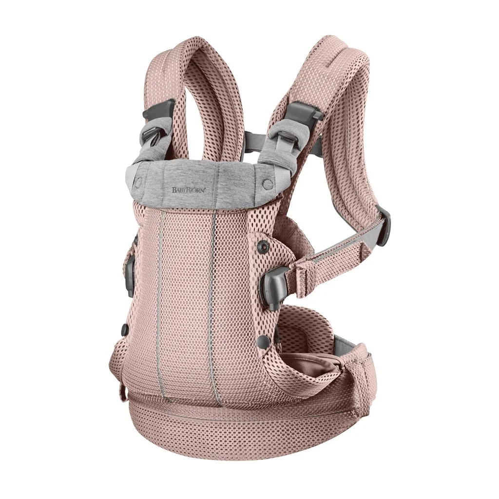 Nosič Harmony Dusty pink 3D mesh, do 15 kg