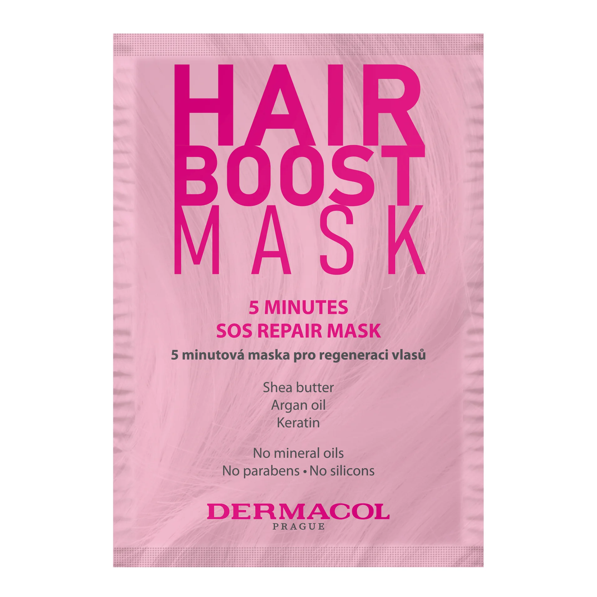 Dermacol HAIR RITUAL 5 minútová maska pre regeneráciu vlasov 1×15 ml, maska na vlasy