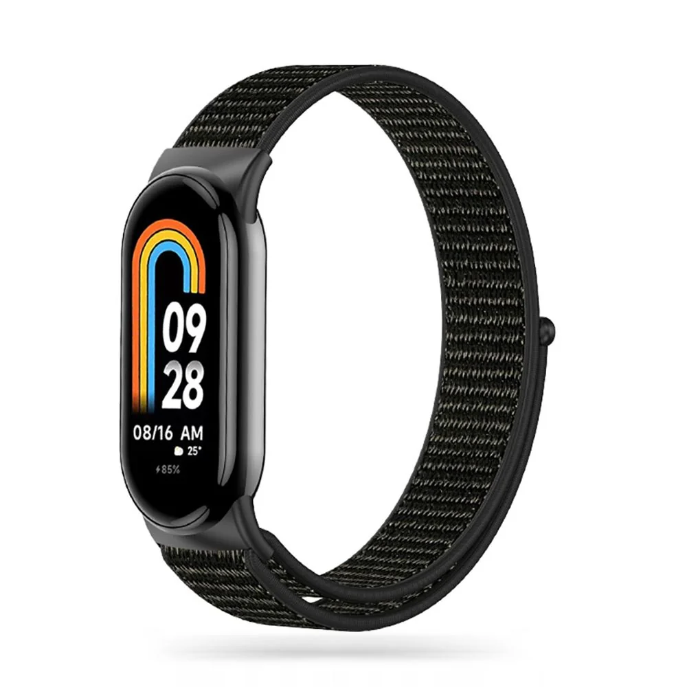 Tech-Protect Nylon remienok na Xiaomi Smart Band 8 / 9, black