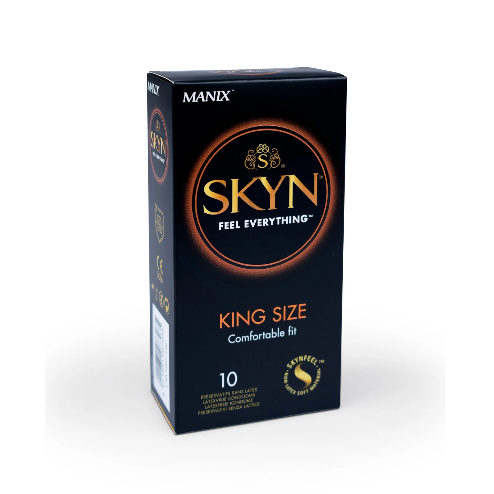 Bezlatexové kondómy - Manix Skyn Large 10ks