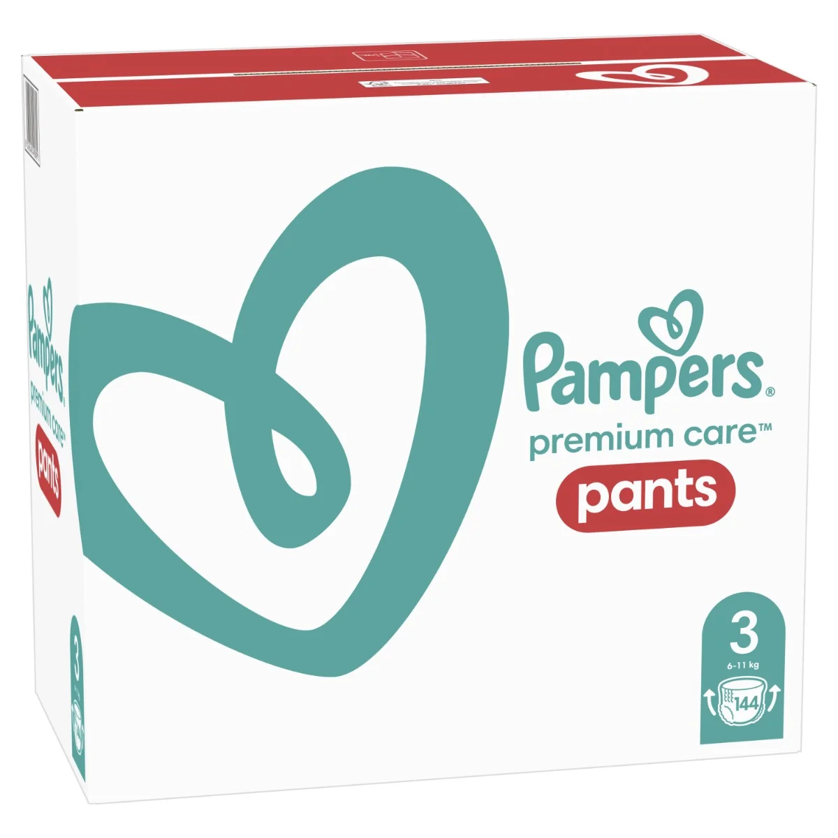 Pampers Premium Pants MSB S3 6-11kg 1×144 ks, plienkové nohavičky