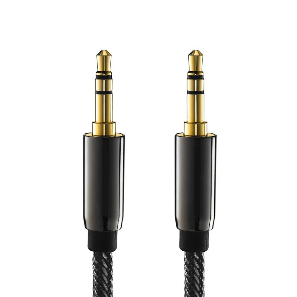 MG audio kábel 3.5mm mini jack M/M 1.5m, čierny 