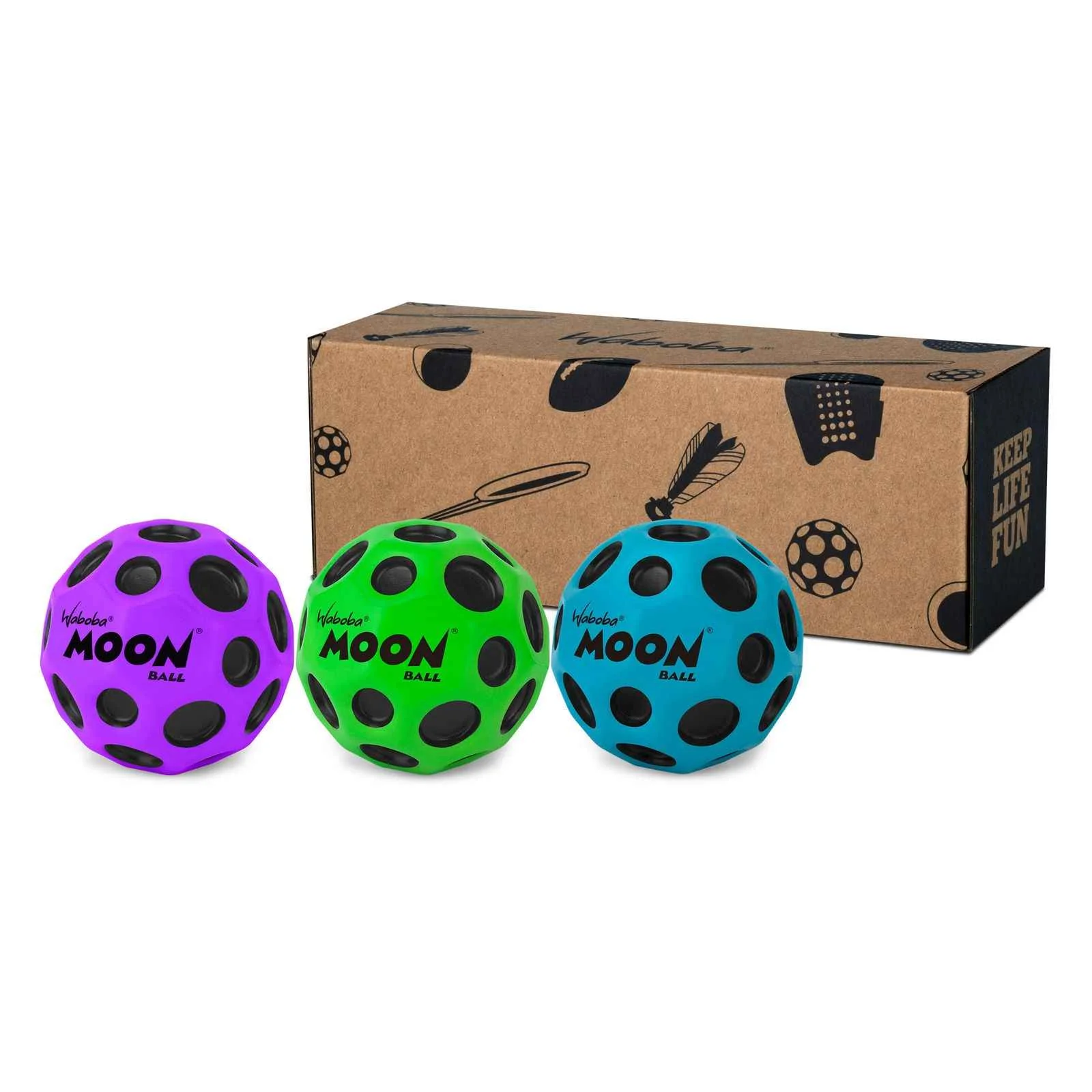 Waboba Sada loptičiek Moon Ball 3-pack