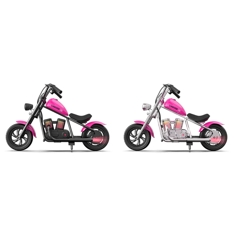 Hyper Gogo Palivová nádrž a blatníky pre motorku  Cruiser - ružová Barbie 