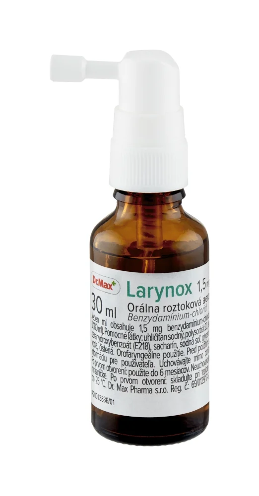 Larynox 1×30 ml, sprej do hrdla