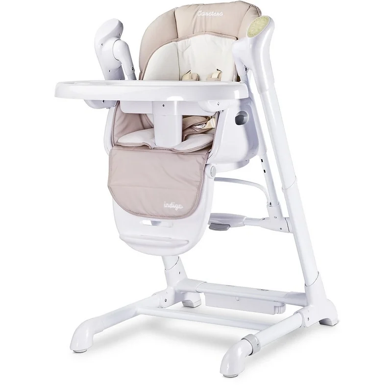 Detská jedálenská stolička 2v1 Caretero Indigo beige , 20C31586