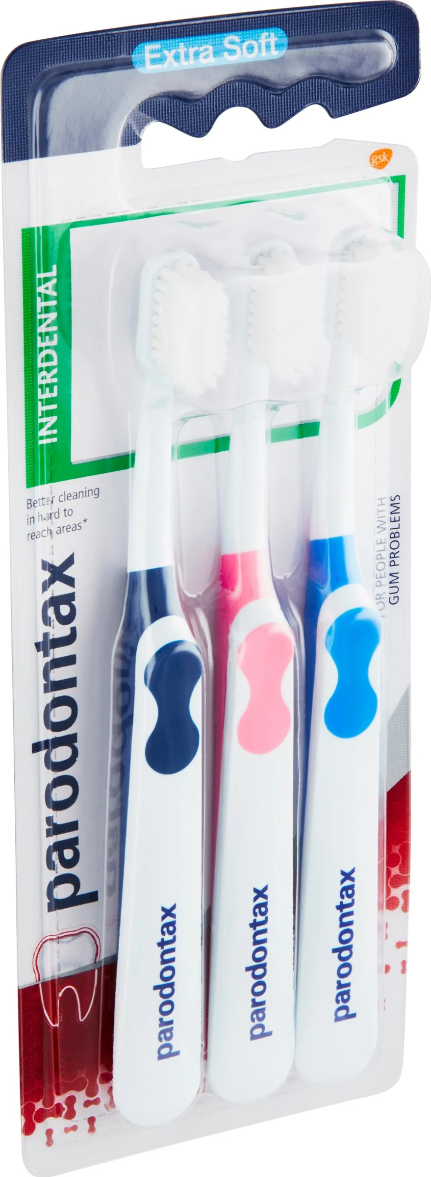 Parodontax Interdental Triopack Extra Soft 1×3 ks, zubná kefka