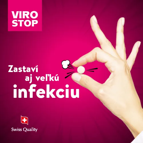 VIROSTOP Pastilky - mäta 1×20 ks, výživový doplnok na hrdlo, hltan a hlasivky