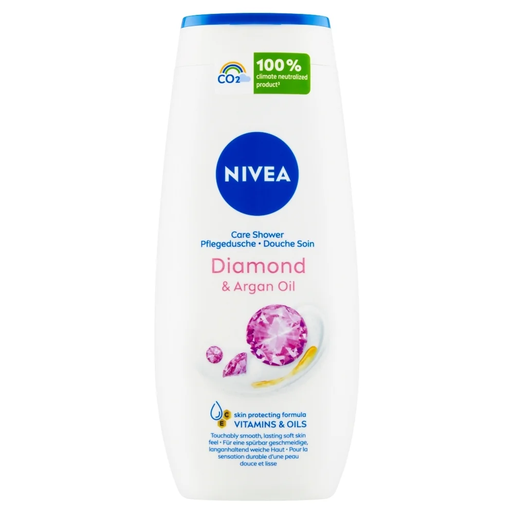 NIVEA Diamond & Argan Oil Ošetrujúci sprchovací gél, 250 ml