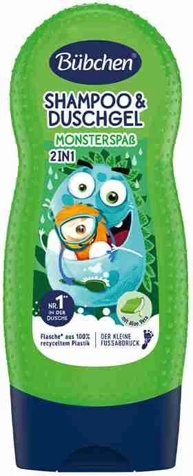 Bubchen Kids 2v1 SG Zabavne priserky 230ml