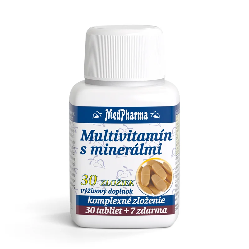 MedPharma MULTIVITAMÍN S MINERÁLMI 30 ZLOŽIEK