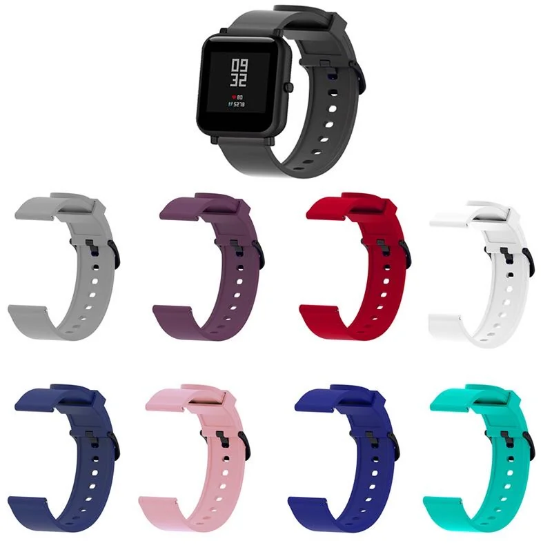 BStrap Silicone V4 remienok na Samsung Galaxy Watch 3 41mm dark purple