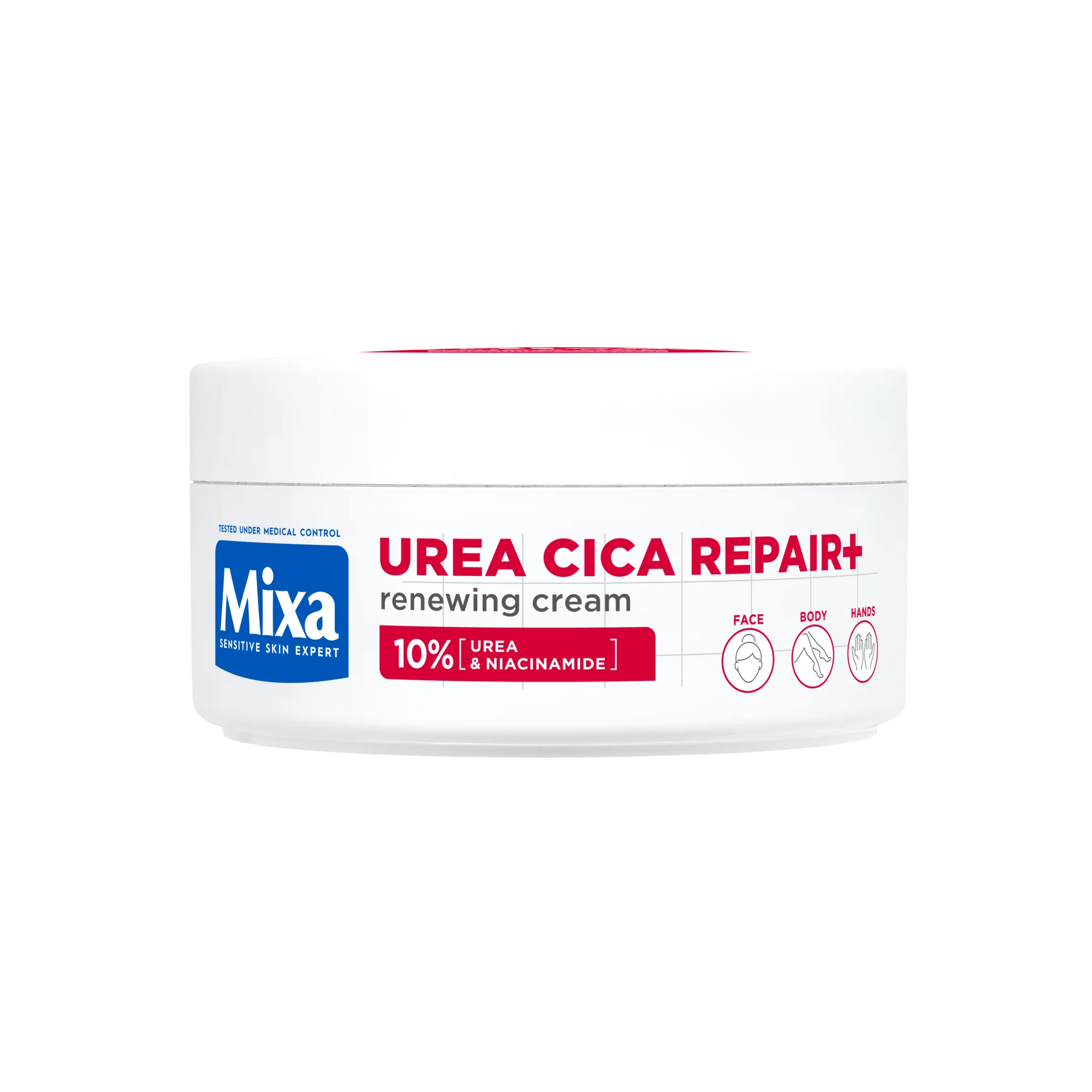 Mixa Urea Cica Repair+ regeneračná telová starostlivosť o veľmi suchú hrubú pokožku