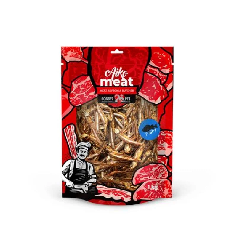 COBBYS PET AIKO Meat sušené ryby 1kg 