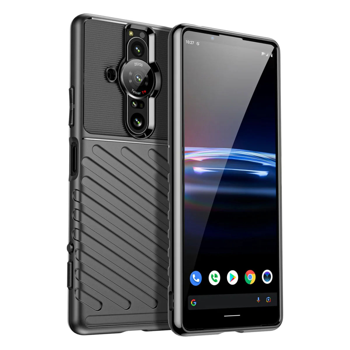 MG Thunder silikónový kryt na Sony Xperia Pro-I čierny