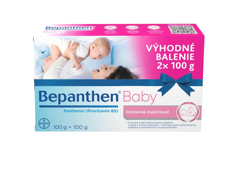 Bepanthen® Baby masť výhodné balenie 2×100 g, masť