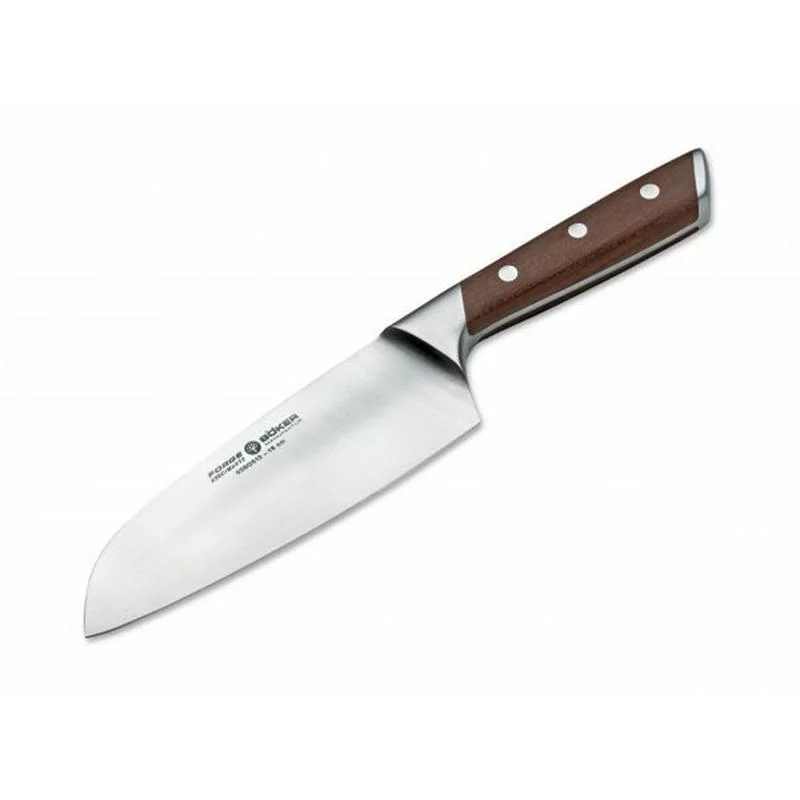 Böker Manufaktur 03BO512 Forge Wood Santoku kuchynský nôž 16 cm, javorové drevo