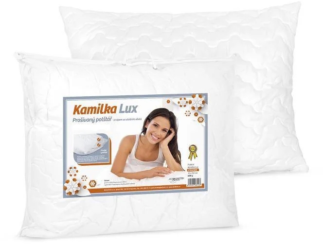 Vankúš Kamilka LUX 5700/0900 70x90, 900g so zipsom vo vlast. obale