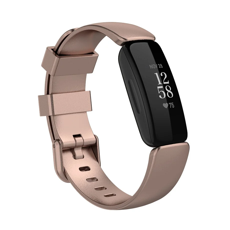 BStrap Silicone remienok na Fitbit Inspire 2 rose gold