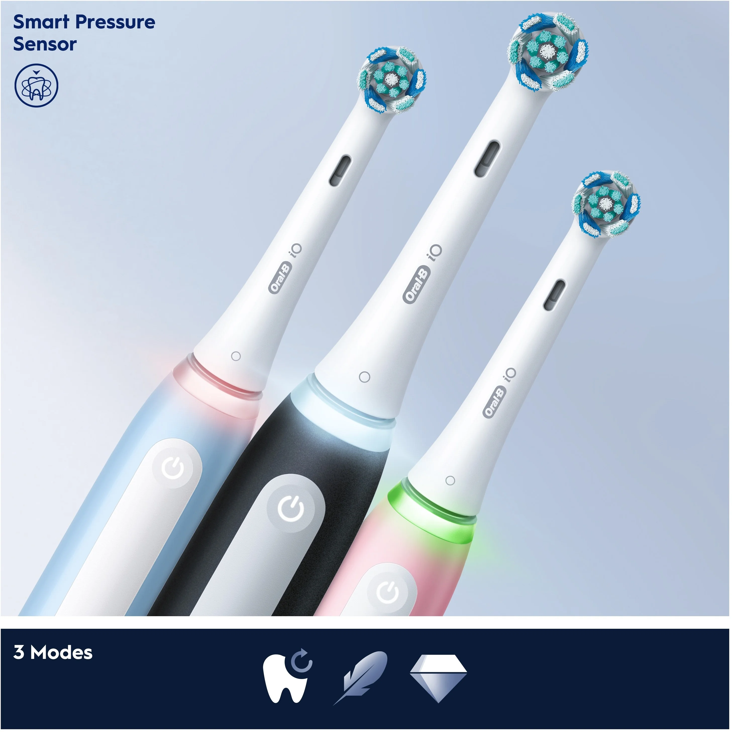 Oral B EK Duo iO Series 3 Black&Blue 1×1 set, balenie elektrických zubných kefiek