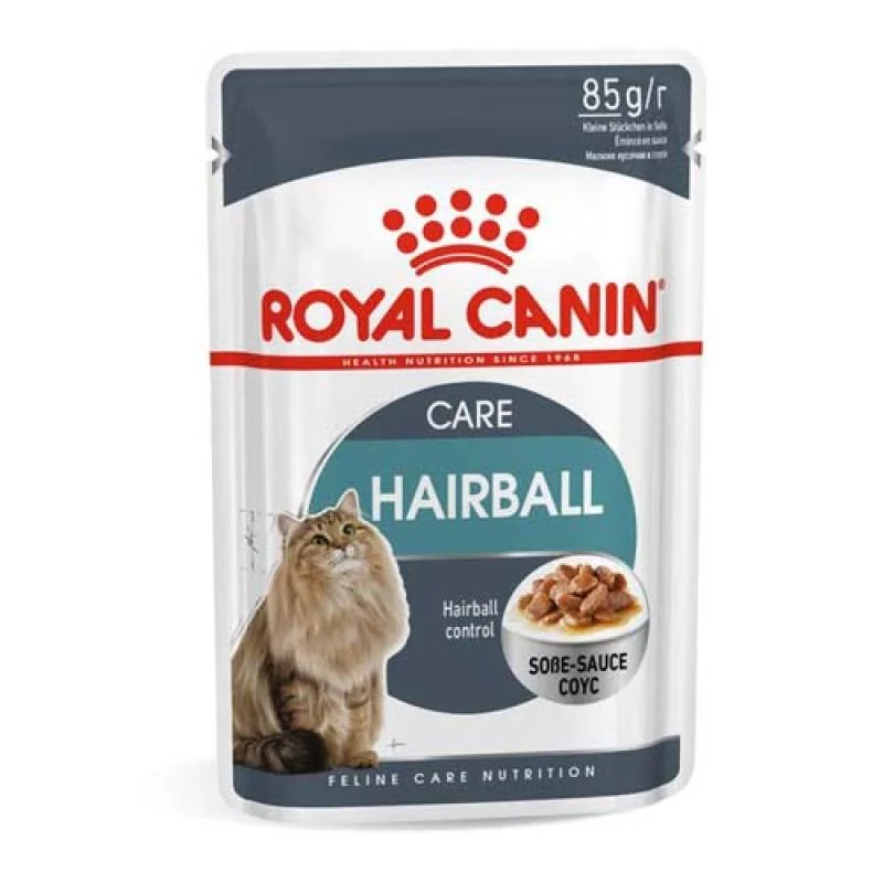 ROYAL CANIN FHN HAIRBALL CARE IN GRAVY 85g kapsička v šťave pre mačky na podporu vylučovania chumáčov chlpov