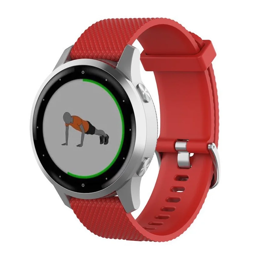 BStrap Silicone Land remienok na Xiaomi Watch S1 Active red