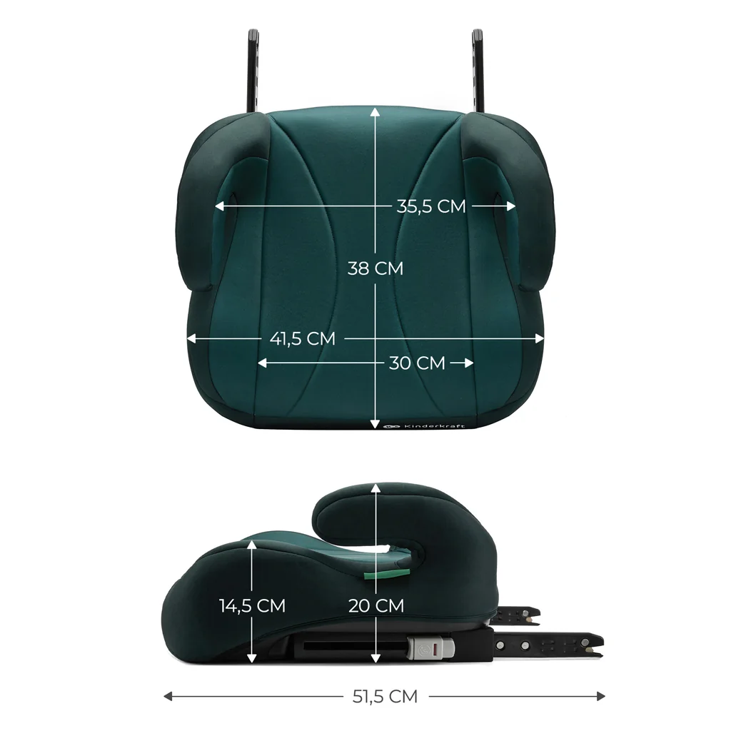 KINDERKRAFT Podsedák i-Boost Green 1×1 ks, podsedák