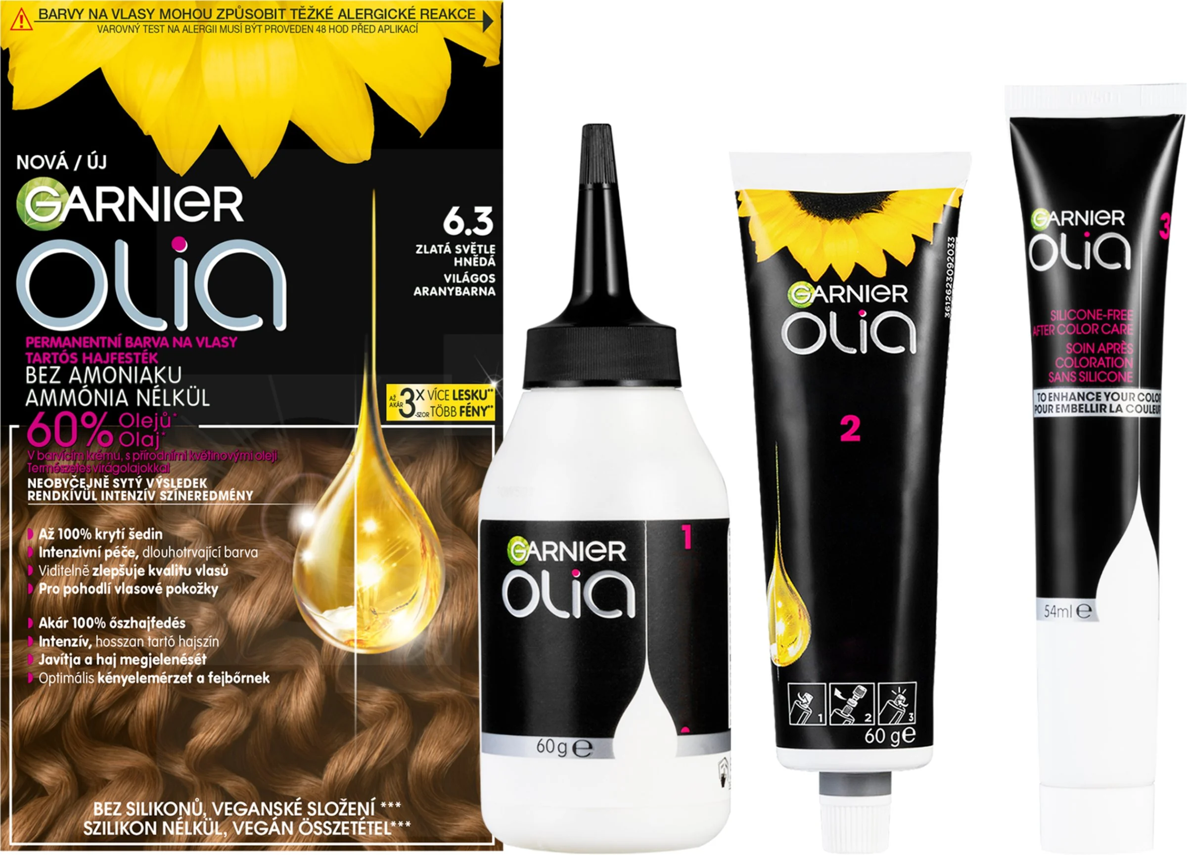 Garnier Olia permanentná farba na vlasy 9.0 Svetlá blond