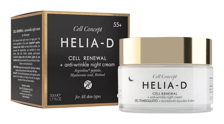 HELIA-D CELL CONCEPT 55+ Omladzujúci krém nočný 1×50 ml