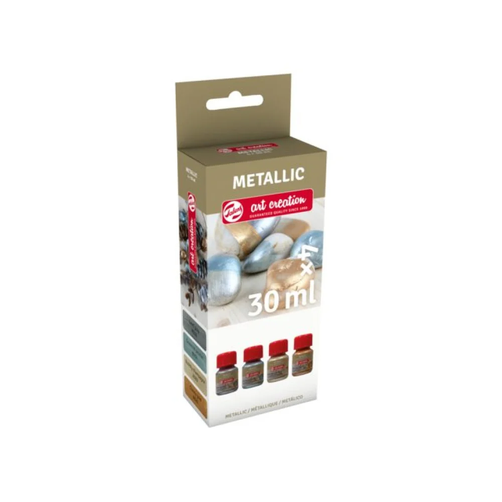 Farby metalické-sada/4x30ml-