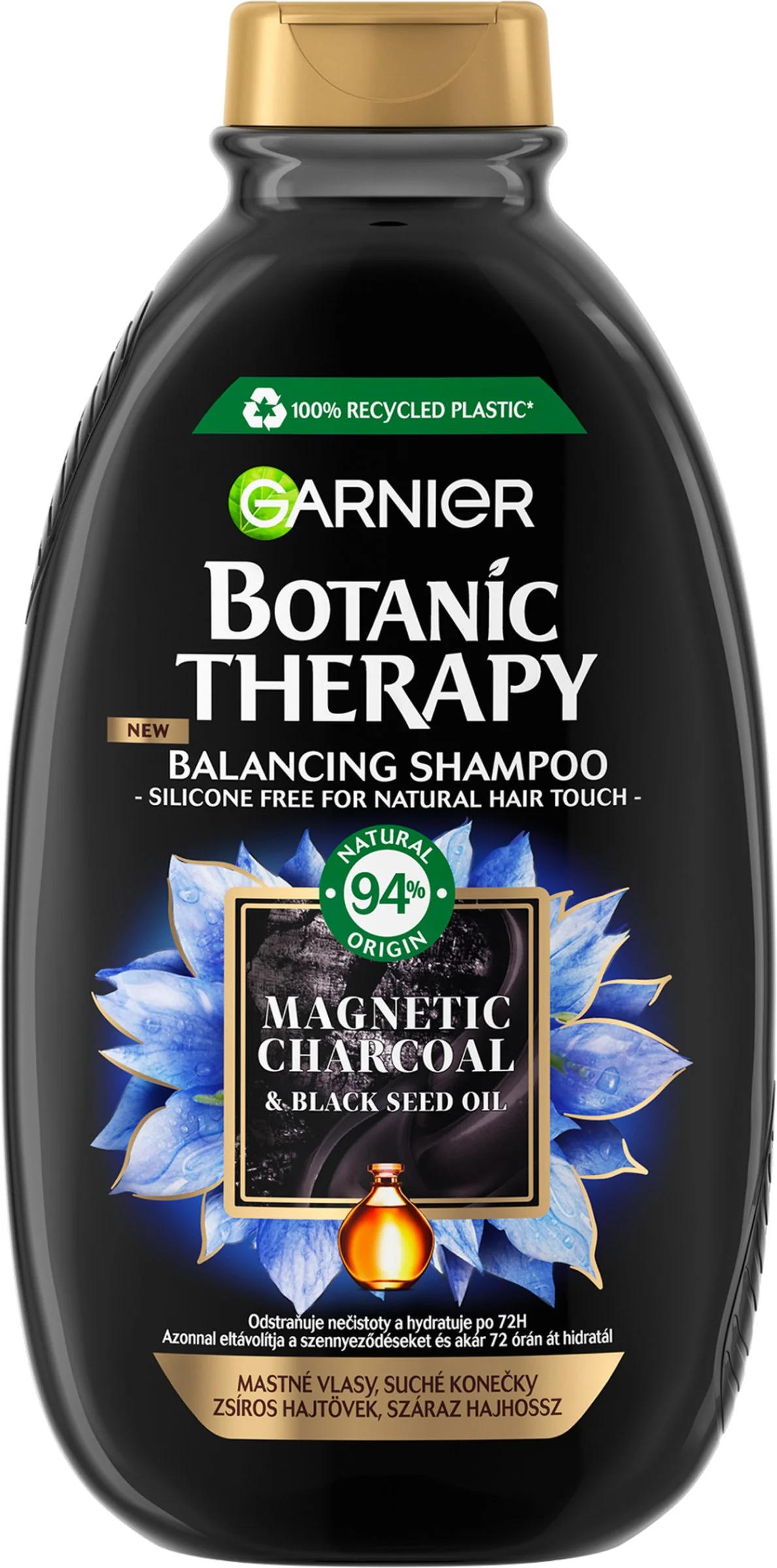 Garnier Botanic Therapy Magnetic Charcoal čistiaci šampón, 250 ml