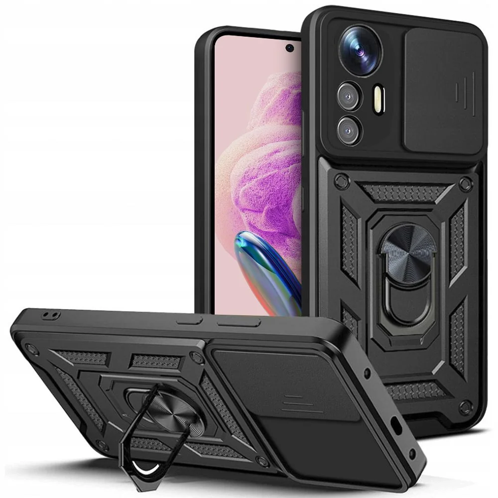 Tech-Protect Camshield kryt na Xiaomi Redmi Note 12S, čierny