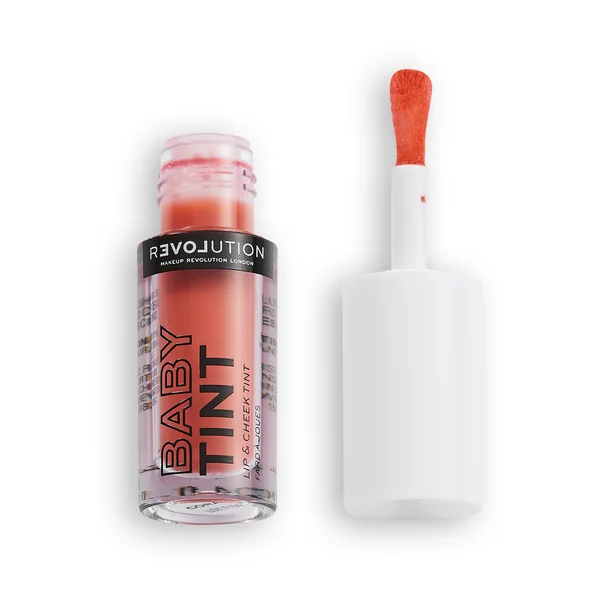 Revolution Relove, Baby Tint Coral Lip & Cheek Tint, lícenka 1×1,40 ml, lícenka