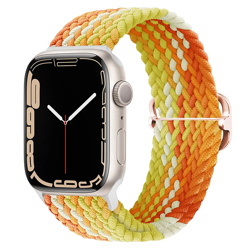 BStrap Elastic Nylon remienok na Apple Watch 38/40/41mm fragrant orange