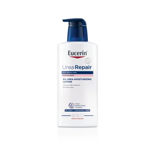 Eucerin UreaRepair Telové mlieko 5 % urea s jemnou parfumáciou, 400 ml 1×400 ml, telové mlieko