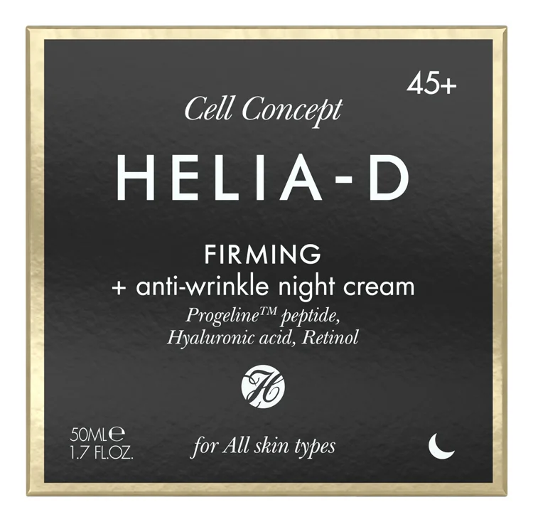 HELIA-D CELL CONCEPT 45+ Protivrás.krém nočný 1×50 ml, nočný krém 45+