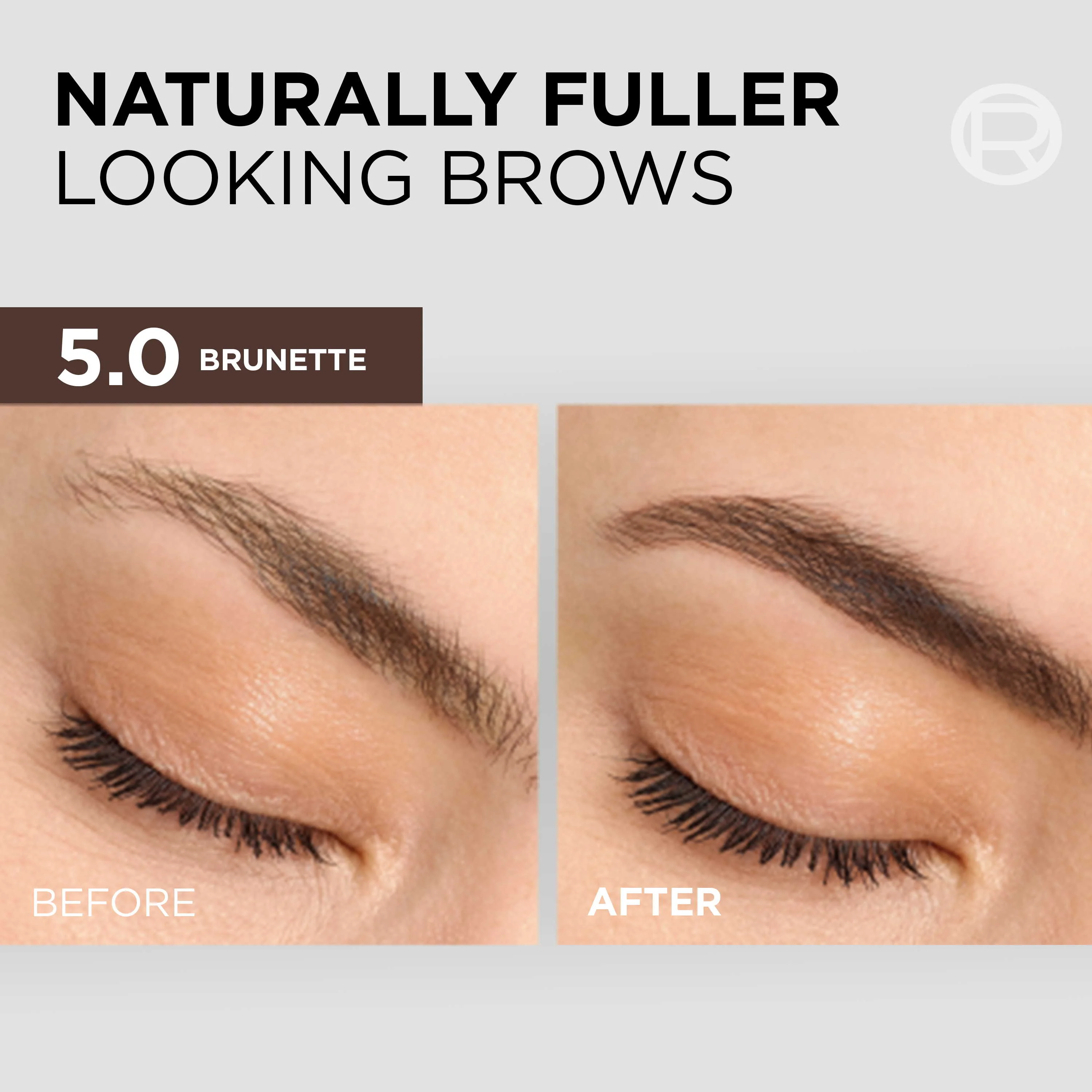 L'Oréal Paris Brow Color 5.0 Brunette semi-permanentná farba na obočie 1×1 ks, farba na obočie