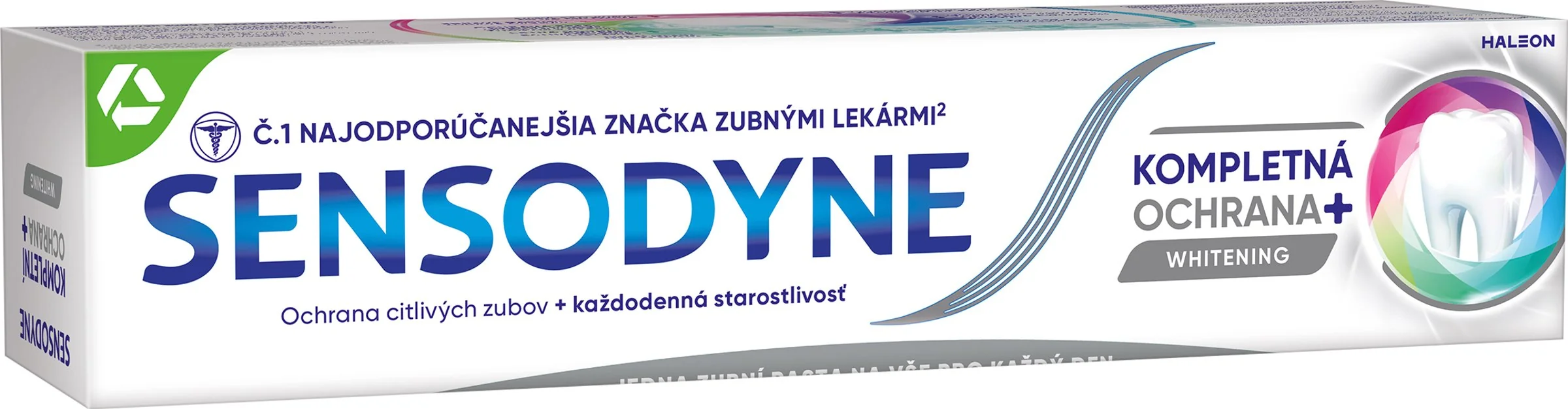 Sensodyne ZP Kompletná ochrana WHITE 1x75 ml, zubná pasta ALL-IN-ONE