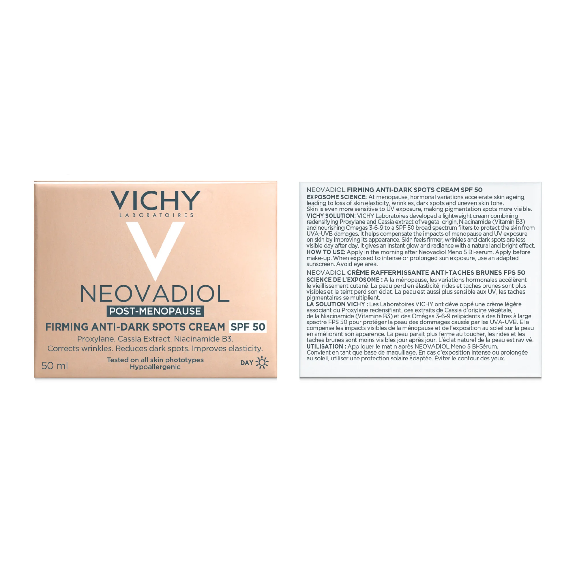 VICHY NEOVADIOL spevňujúci krém SPF 50 1×50 ml, spevňujúci krém