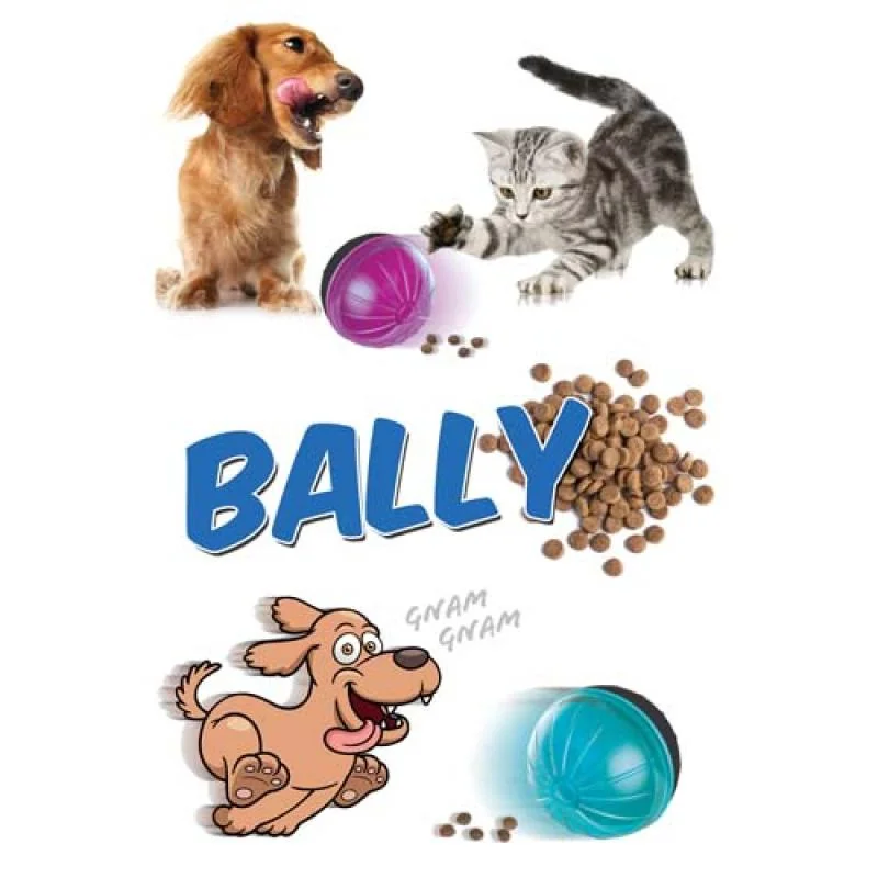 COBBYS PET Bally 12cm loptička s otvorom na pochúťky 