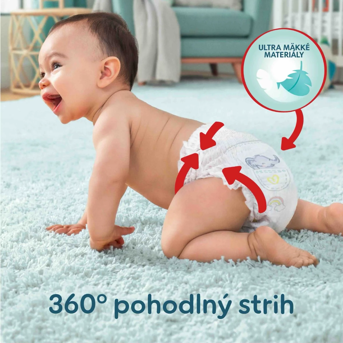 PAMPERS PREMIUM CARE PLIEN.NOHAVICKY V.7 17KG 36KS 1×36 ks, plienkové nohavičky vo veľkosti 7